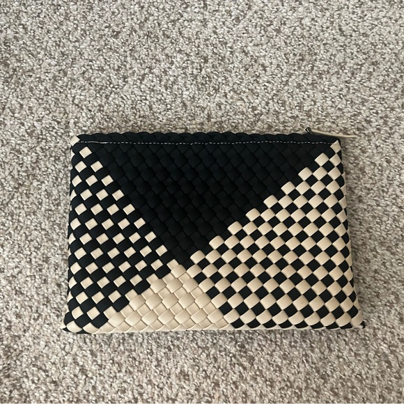 Naghedi st. Barths large tote geo Indio with matching zipper pouch - Picture 9 of 11